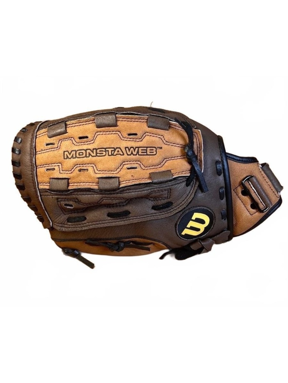Wilson Monsta Web 1440 Fastpitch Softball Left Handed Glove Brown Tan
